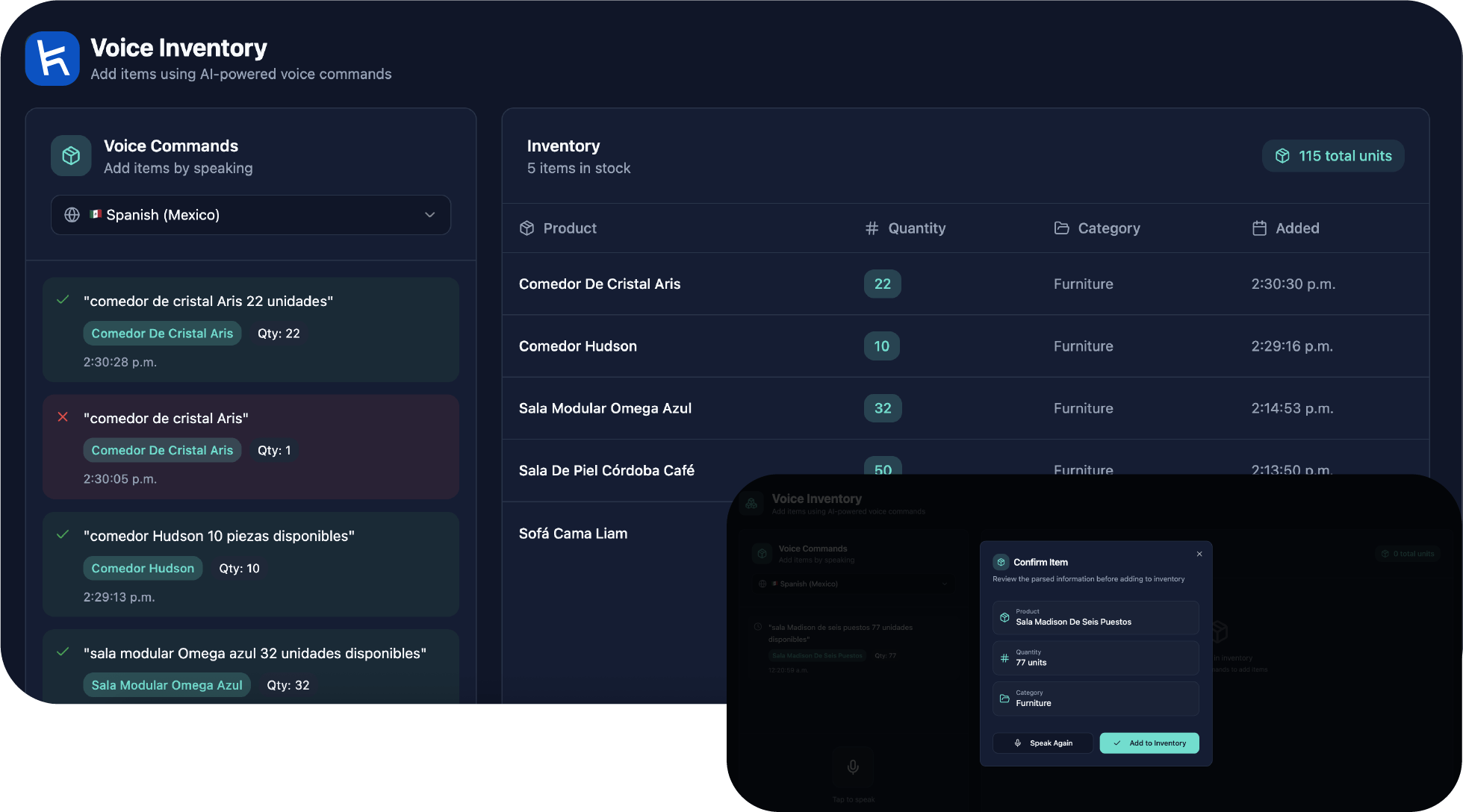Kovem Furniture screenshot